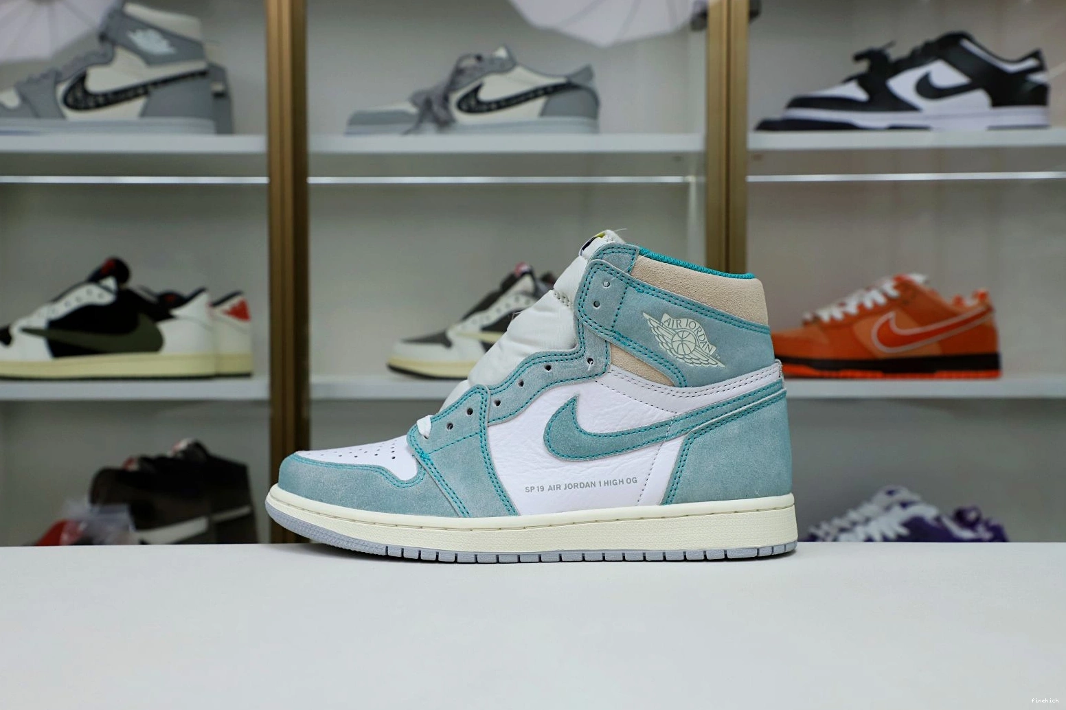 RETRO 1 HIGH GREEN' OG JORDAN 'TURBO AIR 0710